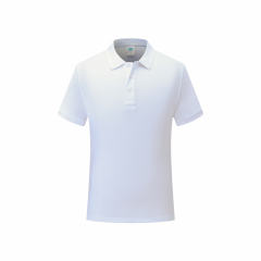 Black Pure Cotton Lapel Work Shirt for Men Women Officer Polo Shirts PQ7988A