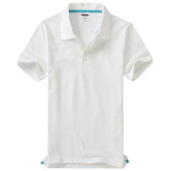 Black Pure Cotton POLO Shirts Men Lapel Workwear Women Advertising Shirts PQ4P002A
