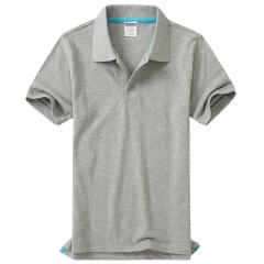 Light Green Women Advertising Shirts Pure Cotton POLO Shirts Men Workwear PQ4P002N