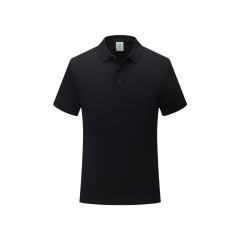 Grey Pure Cotton Lapel Work Shirt for Men Women Officer Polo Shirts PQ7988B