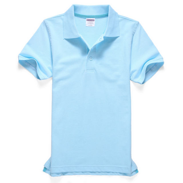 Light Green Women Advertising Shirts Pure Cotton POLO Shirts Men Workwear PQ4P002N