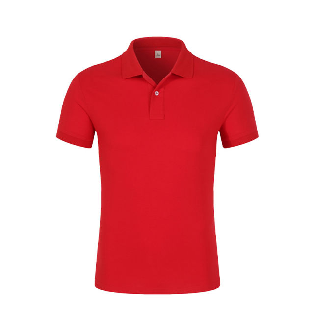 Black Long-staple Cotton Polo Shirt Short Sleeved T-shirt Lapel Cultural Shirt PQ9805A