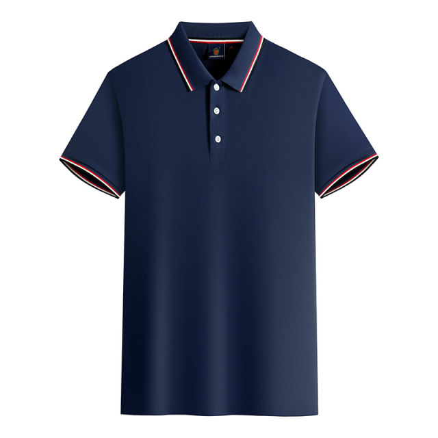 Black HAVVA PIQUE Cotton Work Clothes T-shirt Custom Men Polo Shirts PQ8538A