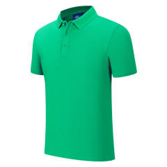 Dark Blue High Quality Cotton Lapel T-shirt Advertising Shirt Work Tops Polo Shirt PQ2001G