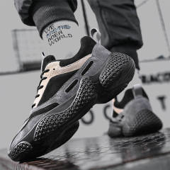 Fall Sport Shoes Fashion Dorky Dad Shoes Men Spring Clunky Sneakers PQRL698B