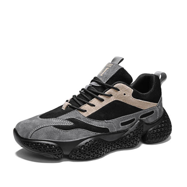 Fall Sport Shoes Fashion Dorky Dad Shoes Men Spring Clunky Sneakers PQRL698B