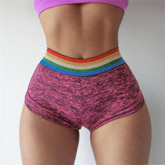 Women Yoga Fitness Leggings High Waist Sexy Sport Shorts PQ9069B