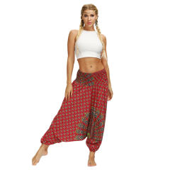 Women Bohemia Style Yoga Leggings Harem Hippie Pants PQYCL-074