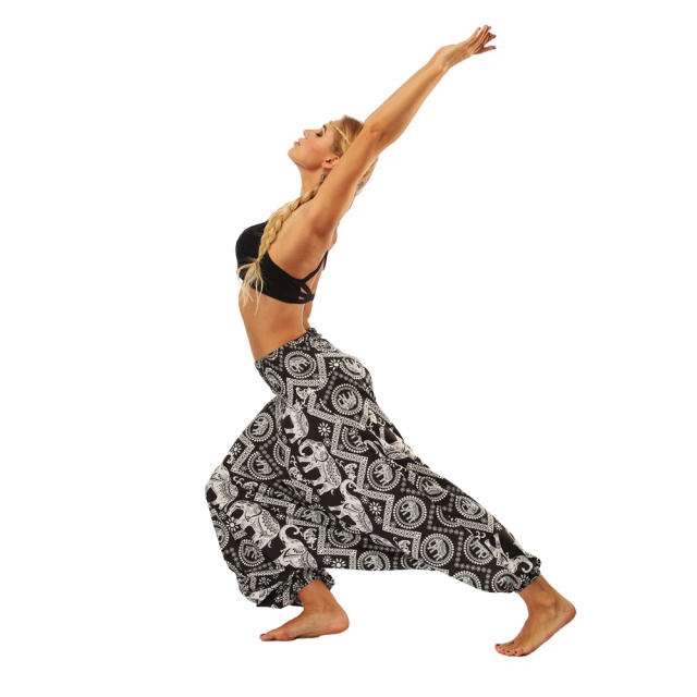 Digital Printing Hippie Harem Pants Women Yoga Leggings PQYCL-006