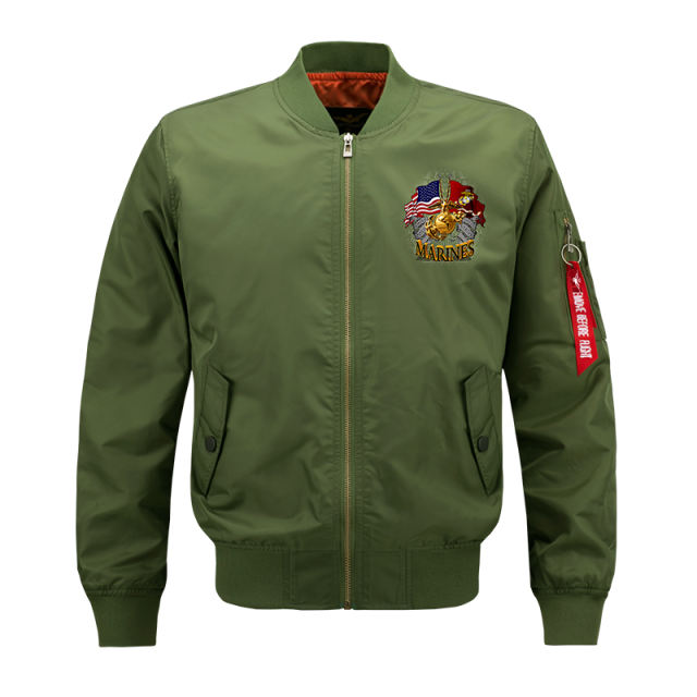 Men's Sport Jacket Flight Suit Male Plus Size Casual Baseball Wear PQ718A