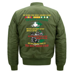 Army Green Plus Size Sport Coat Casual Pilot Jacket Men's Baseball Wear PQM720B