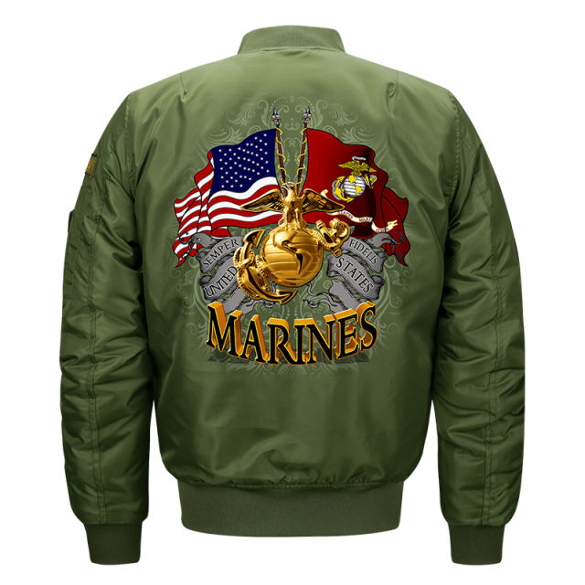 Men's Sport Jacket Flight Suit Male Plus Size Casual Baseball Wear PQ718A