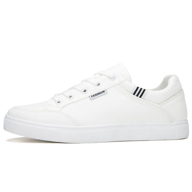 Spring PU Skater Shoes Men Faux Leather Board Shoes PQQJBX51C
