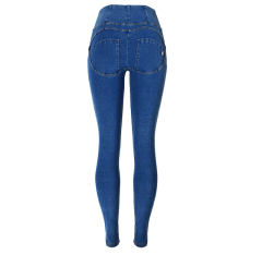 Women Fashion High Waist Jeans Trend Clothing Bubble Butt Denim Trousers PQTOP6679