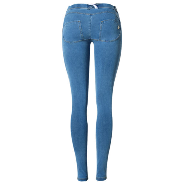 Fashion Bubble Butt Denim Trousers Women Sexy Low Waist Jeans PQTOP231