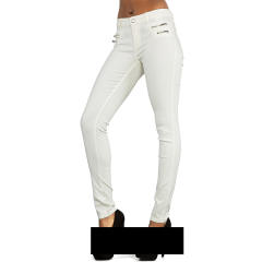 Women Low Waist PU Pants Bubble Butt Faux Leather Trousers PQTOP299