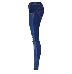 Bubble Butt Ripped Denim Pants Female Sexy Low Waist Jeans PQTOP365