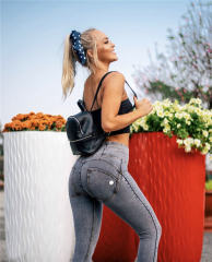 Female Sexy High Waist Jeans Bubble Butt Fashion Denim Pants PQTOP6681