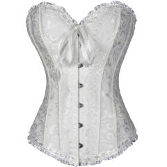Black Bridal Corset Women Underbust Corselet Classic Court Bustiers PQ540A