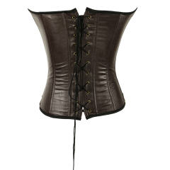 Sexy PU Gothic Corselet For Women Faux Leather Steampunk Corset PQ608B