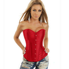 Blue Court Bustiers Women Underbust Corselet Plus Size Palace Corset PQ575B