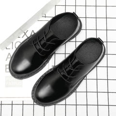 Men Faux Leather Shoes Wetlook PU Casual Shoes PQKZ007