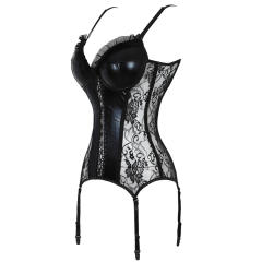 Plus Size Steampunk Mesh Bustiers Sexy Bustiers Gothic Corset Women PQ713