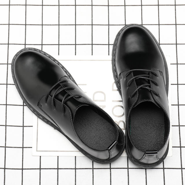 Men Faux Leather Shoes Wetlook PU Casual Shoes PQKZ007