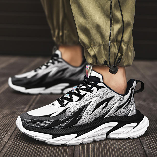 Wholesale Quality Breathable Sports Casual Shoes Men Custom Made Men Running Sneaker  Siize 39-46 MX-6620B