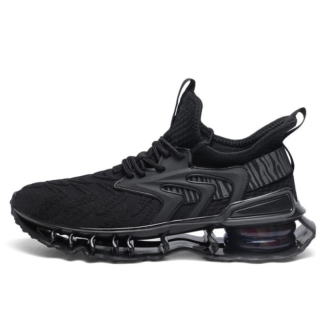 Wholesale Hot Sale  fly weaving Sport Men Lightweight Sneakers Breathable Mesh Running popcorn sole Shoes MX-1666