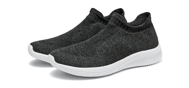 Wholesale Men Knited Lightweight Jogging Sneakers Breathable Mesh Running Shoes MX-LT801B