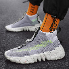 Wholesale Men Weaving Lightweight Fashion Sneakers Breathable Mesh Running Dirty sole Shoes MX-6616