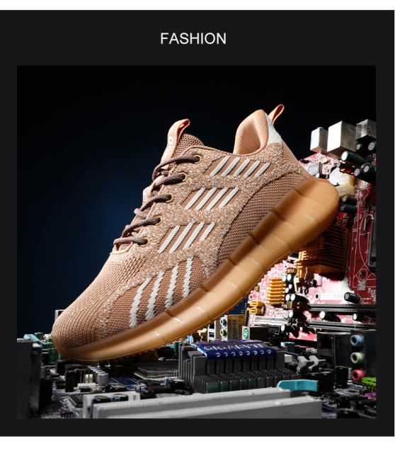 Wholesale Men Lightweight Knited Sneakers Breathable Soft Comfortabel Mesh Running Shoes JC800C Size 39-46