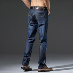 Brand Summer Casual Trousers Plus Size Denim Pants Men Business Jeans PQ8005