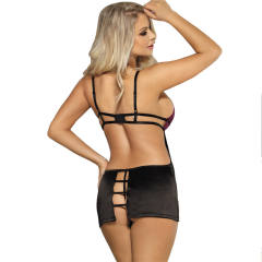 Plus Size Lingerie Sexy Nightdress Female Lace Pajamas PQ80416