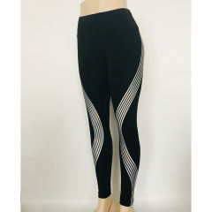 Rainbow Fluorescent Leggings Fashion Reflective Leggings PQ6072A