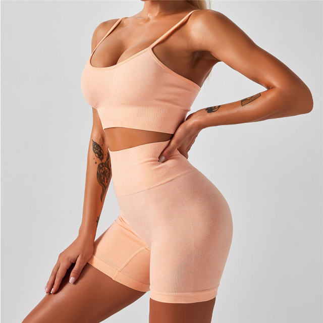 Rose Seamless Ourdoor Sportwear Sport Apparel Sexy Fitness Shorts PQYJ032G