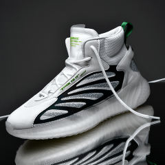 White Spring Dad Shoes Mesh Sport Shoes Male Clunky Sneakers PQRL9000B