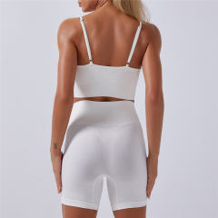 White Seamless Ourdoor Sportwear Sport Apparel Sexy Fitness Shorts PQYJ032H