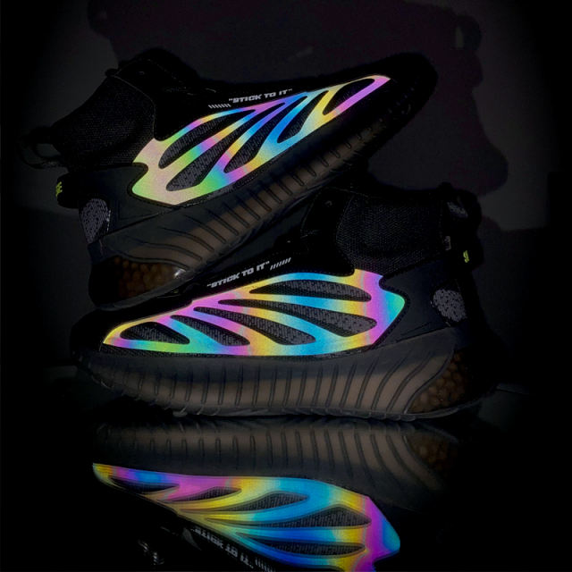 Black Spring Dad Shoes Mesh Sport Shoes Male Clunky Sneakers PQRL9000A