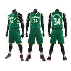 White Giannis Antetokounmpo Basketball Jersey Bucks Basketball Team Uniform PQYA034A