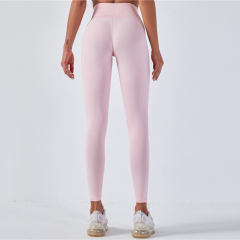 Grey High Waist Fitness Tights Yoga Leggings Bubble Butt Gym Pants PQYJ003C