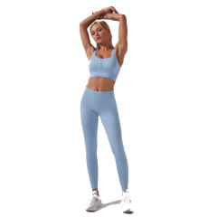 Green Yoga Outfits Women Fitness Wear Running Leggings Bubble Butt Squat Pants PQYJ009B