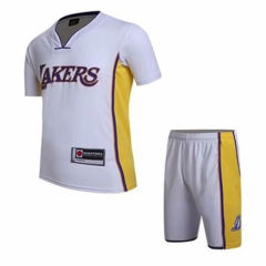 Yellow Kobe Bryant Basketball Jersey for Adult Basketball Team Uniform For Kid PQKB024A