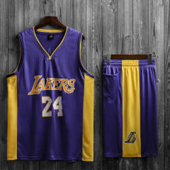 Purple Kobe Bryant Basketball Jersey for Adult Basketball Team Uniform For Kid PQKB024B