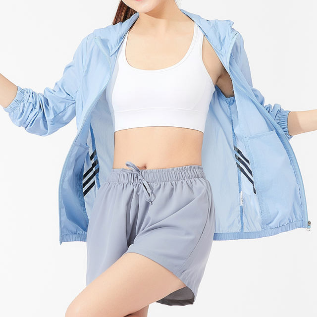 Women Outdoor Jackets Rash Guards Sun Protection Clothing Summer Rashguards PQ2068A