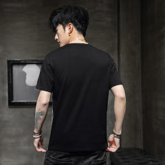 Grey Trend Casual Cotton T Shirts Summer Fashion T-shirt For Men RL8141C