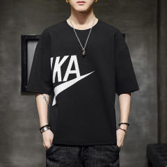 White Fashion Hoodies Casual T Shirts Summer Cotton T-shirt For Men RL8152B