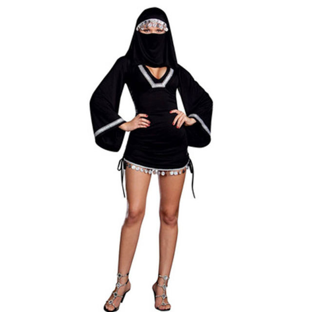 Middle Eastern Arab Girl Burka Halloween Costume Fancy Dress PQ1208