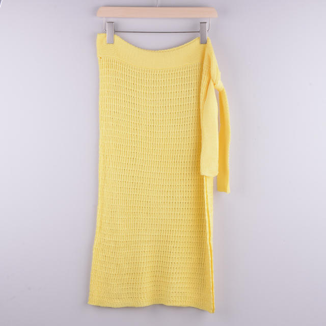 Summer Crochet Skirt For Women Knit Beachwear PQZ010